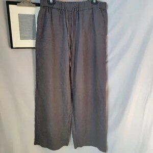 Muji Gray Wide Leg Pants